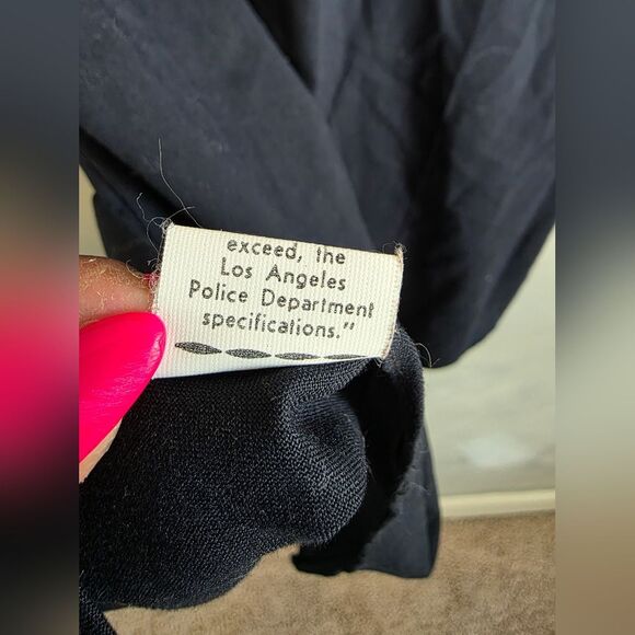 Vintage LAPD Los Angeles Police Uniform Shirt Obsolete Button Patches Sz 33 - Picture 11 of 11